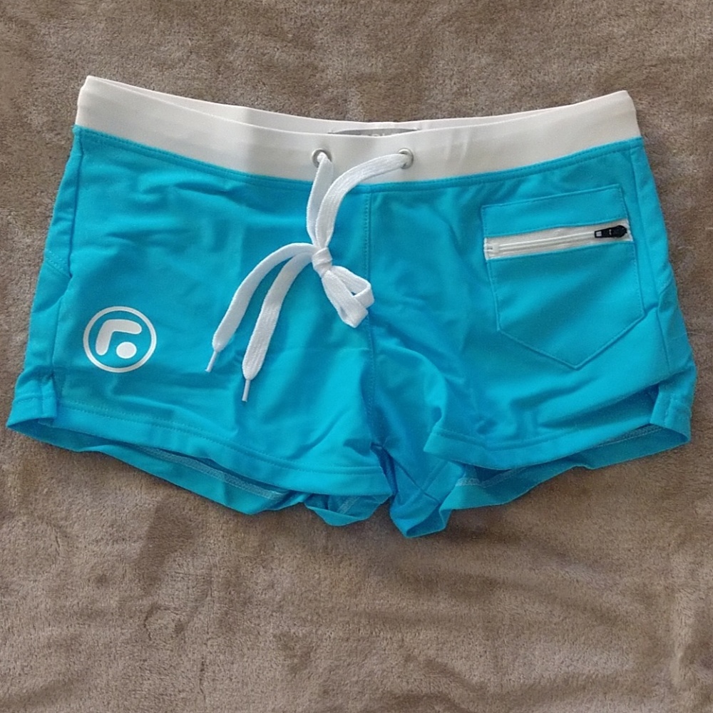 Taddlee Swim Trunks Briefs Brazilian Aqua Blue M